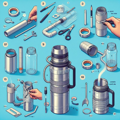 How to make a thermos mug by image